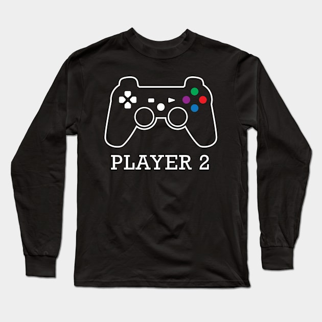 Player 2 Long Sleeve T-Shirt by modernistdesign